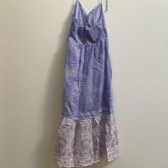 American Eagle Purple Tie Dye Maxi Dress 00 - Picture 4 of 7